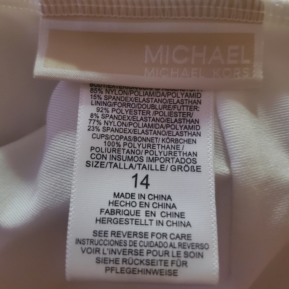 MICHAEL Michael Kors Grommet One Piece Swimsuit - Grommets - Picture 5 of 6